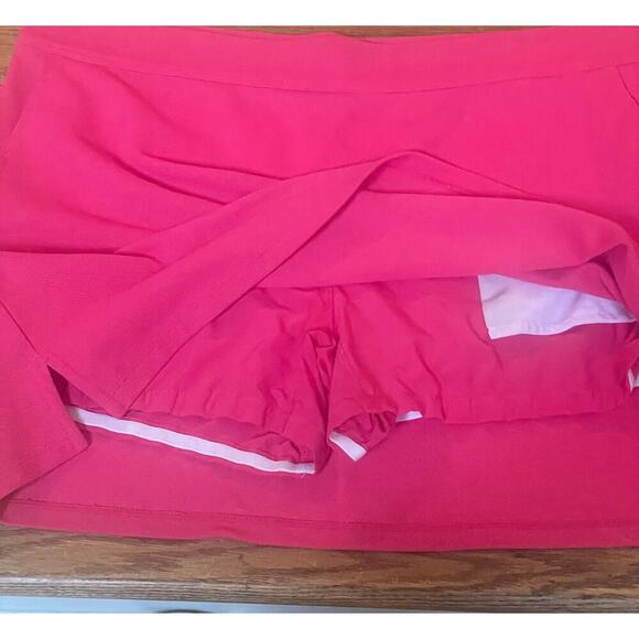Vineyard Vines Pink 17" Side-Zip Golf Skort - Size XL - Picture 8 of 16